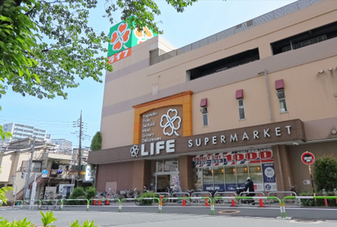 ライフ南千住店（徒歩6分・約430m）